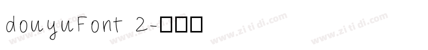 douyuFont 2字体转换